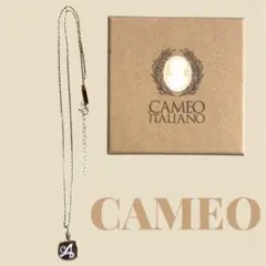 【値下げ！】CAMEO ITALIANO イニシャルA ネックレス