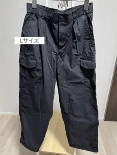 ユニクロ イージーカーゴパンツ Lサイズ ブラック