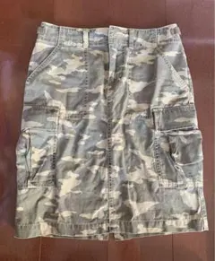 ユニクロ迷彩柄 タイトスカート ウエスト58cm
