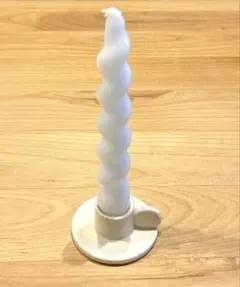 ツイスト渦巻きキャンドル キャンドルスタンド セット