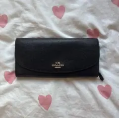 COACH ブラック レザー 長財布
