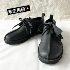 未使用級✨クラークス デザートトレック ゴアテックス レザー ブラック メンズ