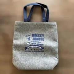 ミッキーマウス　フェルトトートバッグ