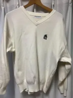 RODEO CROWNS Vネック 長袖ニット ホワイトのサムネイル