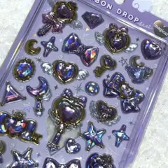 クーリア　ボンボンドロップシール　magical 　紫