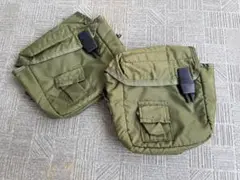 実物 US アメリカ軍 2クォート 2QT キャンティーンカバー ２個セット