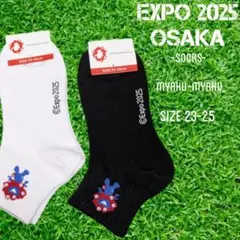 【ぽんぽんぽん様専用】大阪関西万博 ミャクミャク　靴下 ２足セット(23-25)
