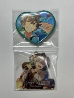 あんさんぶるスターズ！ UNDEAD 大神晃牙 缶バッジ・キーホルダーセット