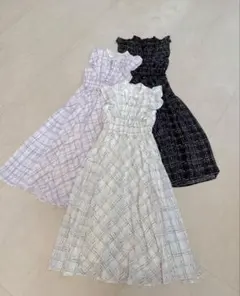 アンミール　チェックレディOP ピンク