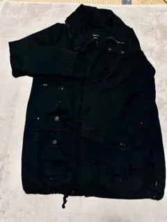 極美品 DIESEL ディーゼル モッズコート ブラック - メルカリ