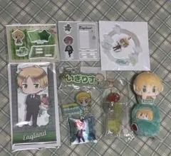 ヘタリア ロシア グッズセット まとめ売り スライドアクキー 缶バッジ