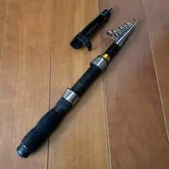 1.7ｍコンパクトロッド　170cm 短竿　ブラクリ　穴釣り　探り釣り　黒のサムネイル