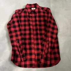 rags mcgregor 赤ブロックチェックシャツ