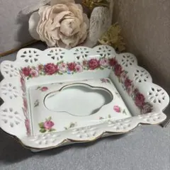 激かわ❤ロココ調 貴婦人柄 ティッシュケース ピンク - メルカリ