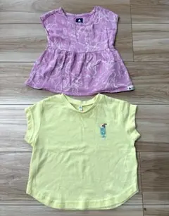 【価格変更】GAP ピンクと西松屋のトップス　2点セット　女の子　夏服　半袖