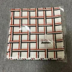 ユーハイム オリジナルハンカチ 非売品　チェック柄 ハンカチ 53×53cm