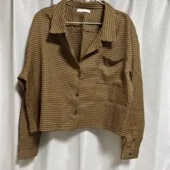 長袖チェック柄シャツのサムネイル