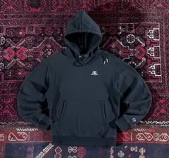 champion ヘビーウェイト プルオーバー パーカー ブラック S