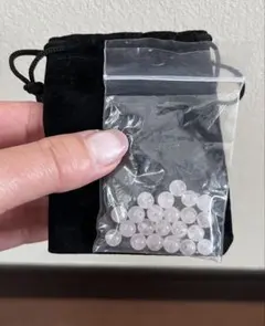 【新品】水晶 6mm パワーストーン 天然石 バラ売り 22粒