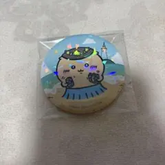 ちいかわ　スカイツリー　ホログラム缶バッジ　くりまんじゅう