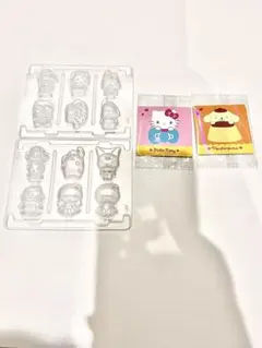 サンリオ なかよしグミ型２枚　シール２枚セット