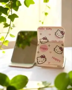 ハローキティ　スタンドミラー　鏡　コンパクト　サンリオ