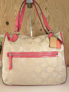 COACH　コーチ　ショルダーバッグ　シグネチャーポピー　4987