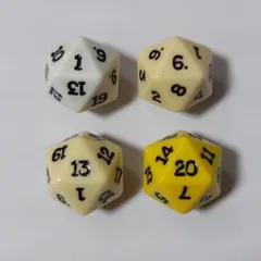 20面ダイス 4個セット