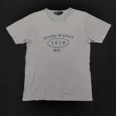 ブルックスブラザーズ　灰　プリント　Ｔシャツ　大きめXSのサムネイル
