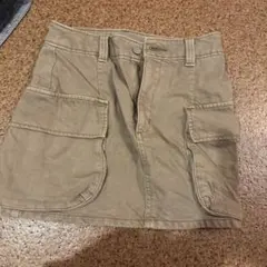 GU ベージュ タイトスカート Sサイズ