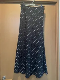 ミラオーウェン　ドット柄スカート　Mila Owen