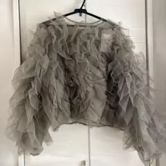 チュールトップス シャツ