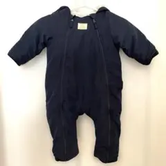 ネイビー フード付きアウター　ベビー　70〜80cm