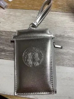 新品STARBUCKS シルバー パスケース