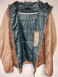 美品。ユニクロ ベージュ フード付きジャケット Lサイズ