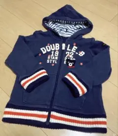 ミキハウス　パーカー　ネイビー　110