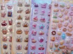 ルピー パン カピバラボンボンドロップシール ♡ 立体シール ４枚 ✨