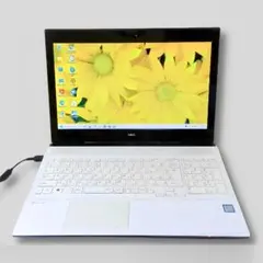 届いたらすぐに使える❤薄型NECノートPC♪Windows11✨️カメラDVD付