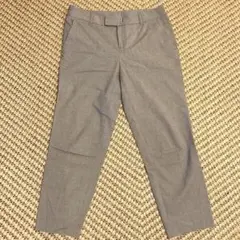 値下げ！UNIQLOグレンチェックくるぶし丈パンツ　W64 CN155/64A