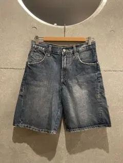 新品未使用 ZARA デニムショートパンツ ハーフパンツ ダメージ加工 Sサイズ