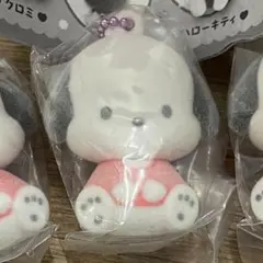 ふわわフロッキーマスコット　ポチャッコ　ガチャ　めじるし