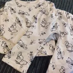 スヌーピー 長袖Tシャツ＆長ズボンセット
