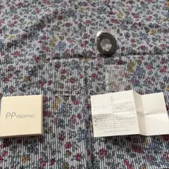 未使用PP rikorino 花モチーフ クロス　Crystal3種のチャーム付