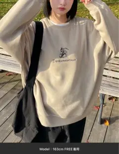 Developmentally ベージュ スウェット FREEサイズ