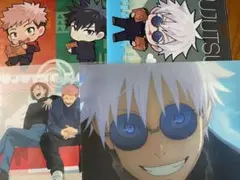 呪術廻戦 クリアファイル 銀だこ メンズノンノ 五条 夏油 虎杖 伏黒 釘崎