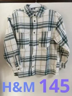 H&M チェック柄 長袖シャツ サイズ145