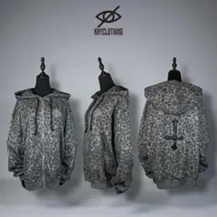 KRY ヒョウ柄 パーカー サブカル地雷 「MASATU .long」 KRY ヒョウ柄 パーカー サブカル地雷 「MASATU .long」 - メルカリ