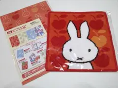 ミッフィー zakkaフェスタ シェニールタオルハンカチ 雑貨フェスタ 赤のサムネイル