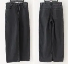 UNIQLO ストレートデニム ブラック 27インチ