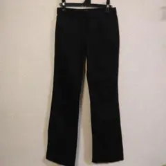 FOVL 黒 パンツ コットン混紡 綿95%　W64cm　股下76